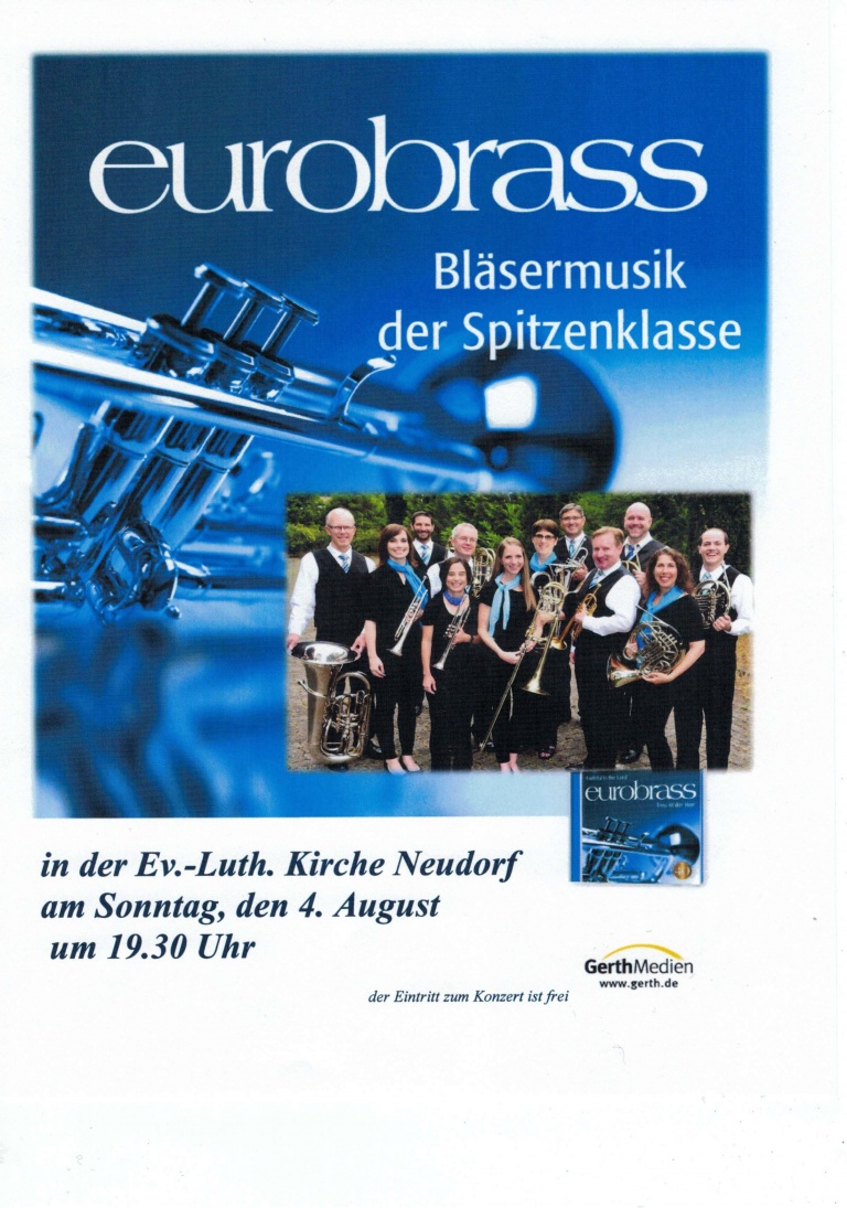 Konzert mit Eurobrass in Neudorf