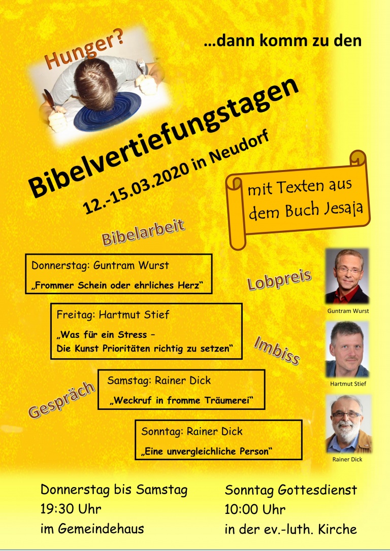 Bibelvertiefungsabende in Neudorf