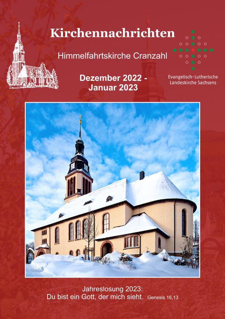 Gemeindebrief Dezember 2022 – Januar 2023