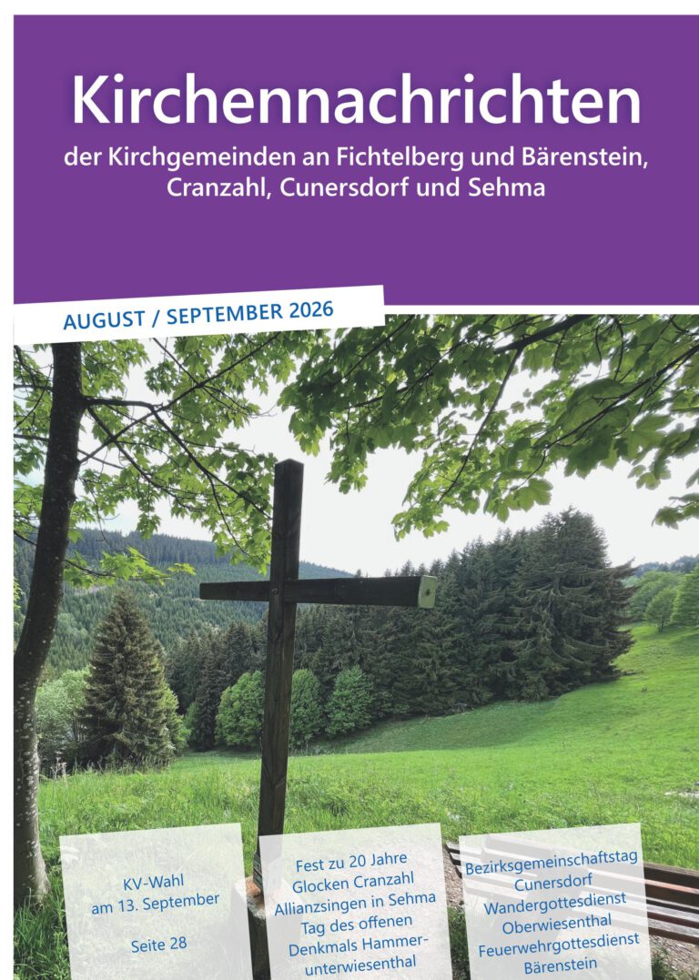 Gemeindebrief August – September 2026